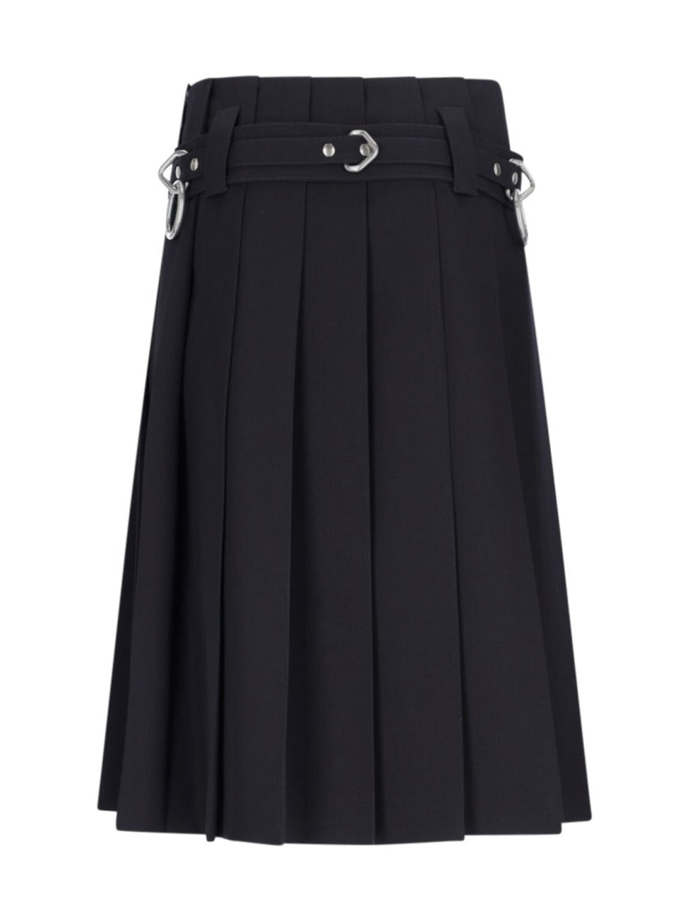 Logo Midi Skirt – Navy