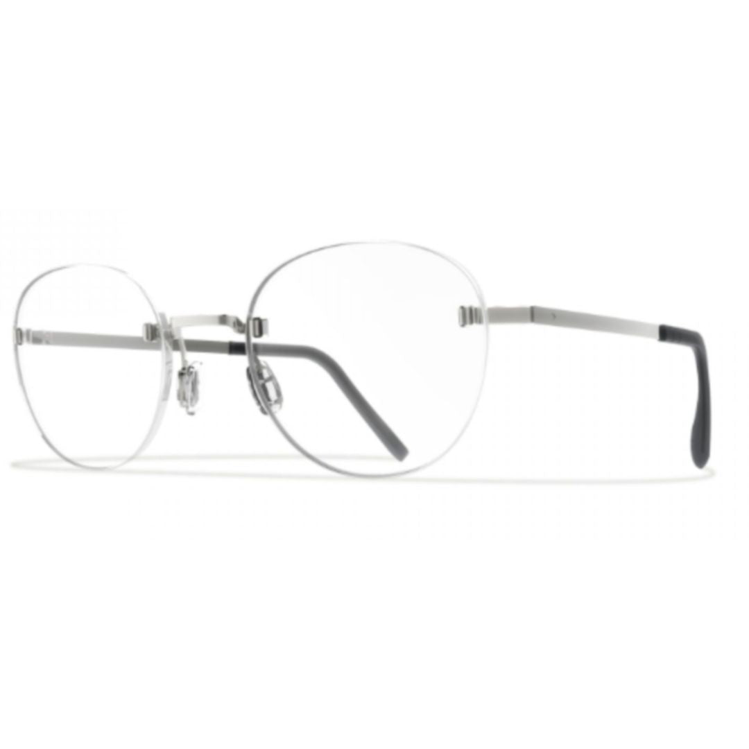 Bf941 Aero A-N Rimless Silver Oval Eyeglasses with Sleek Bridge