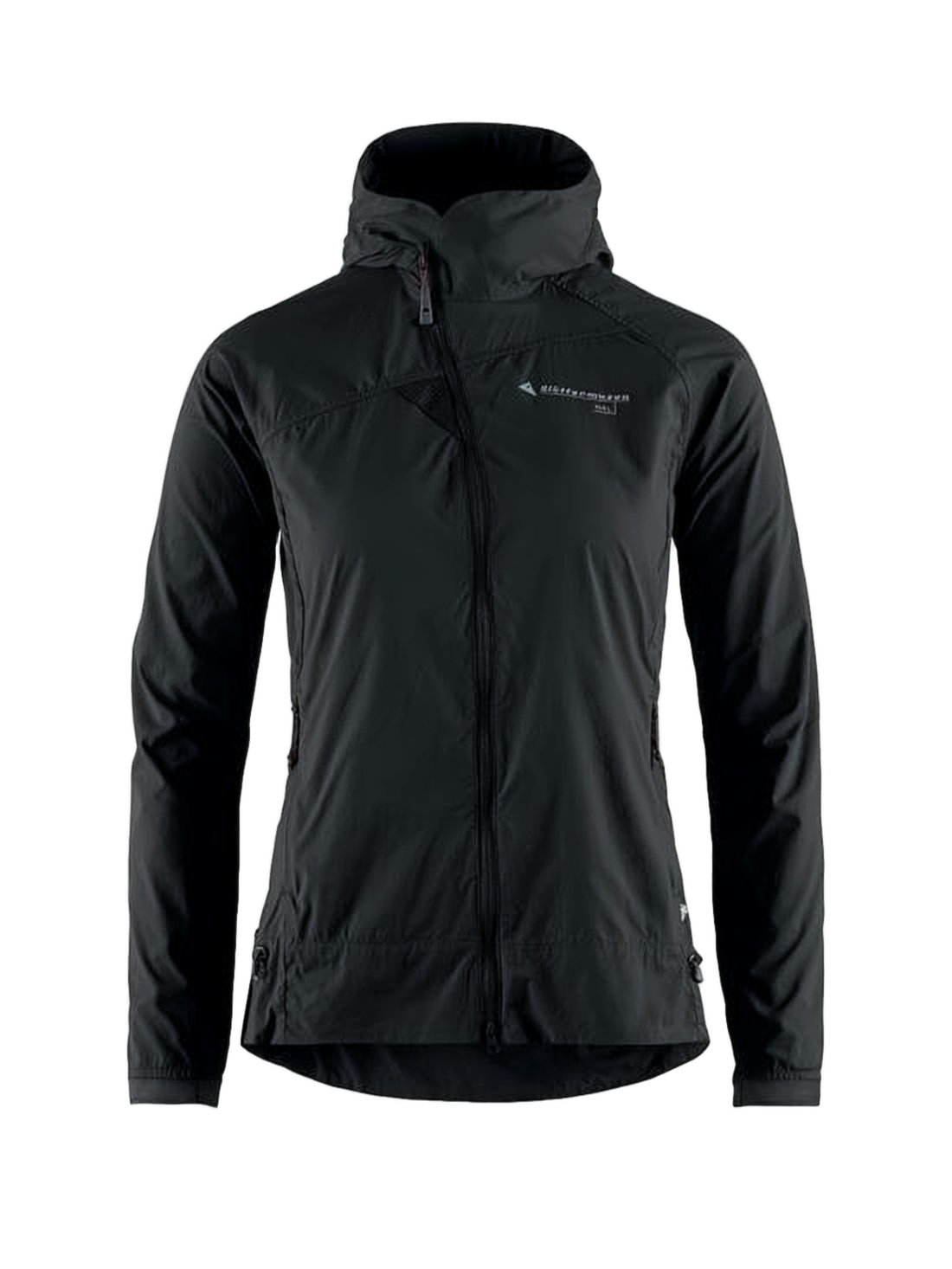 Sleek Fitted Black Jacket with Hood