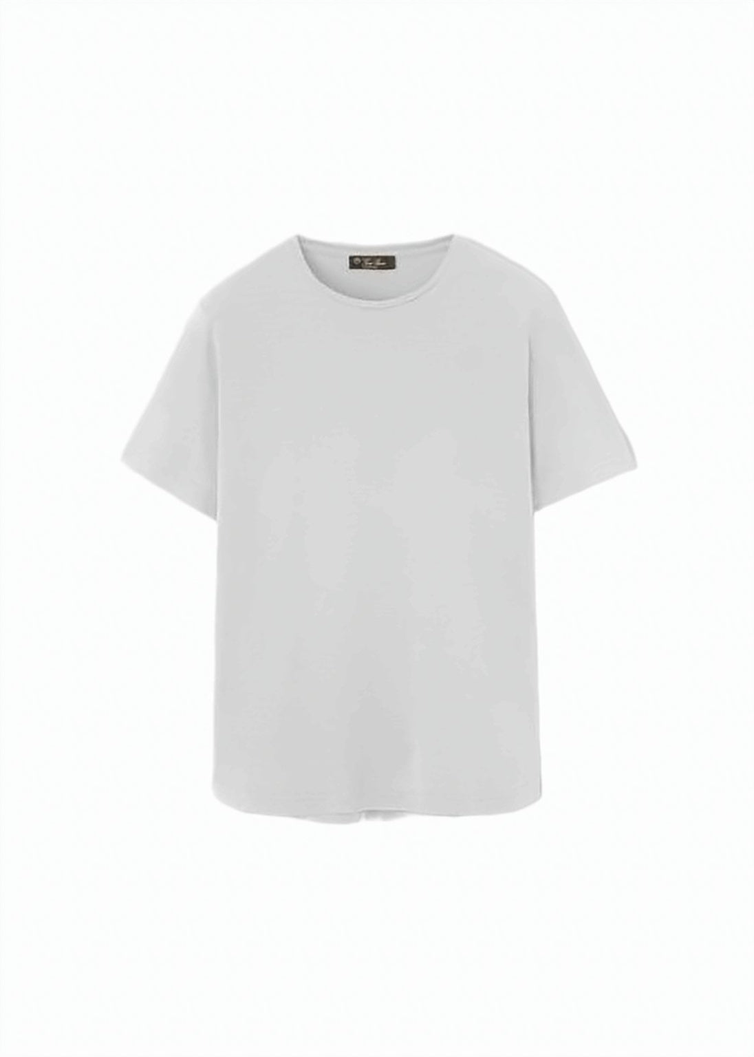 Luxury Silk-Cotton Blend Short-Sleeved Top