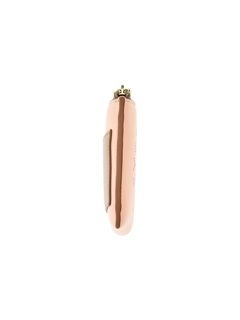 Compact Zipped Wallet With Front Logo Detail