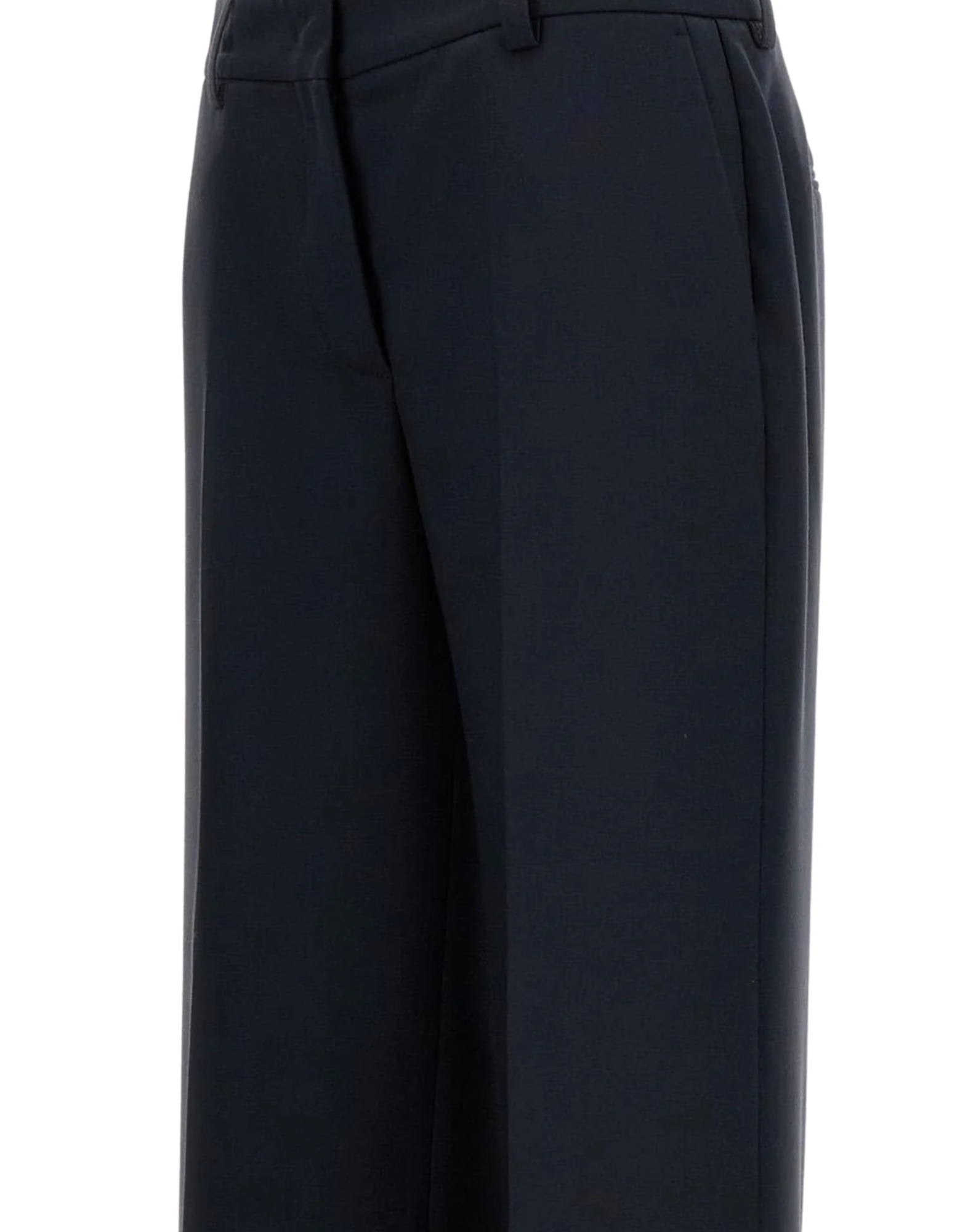 Tailored Trousers With Cuffed Hem