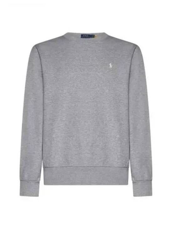 Long-Sleeve Crewneck Sweatshirt with Subtle Logo