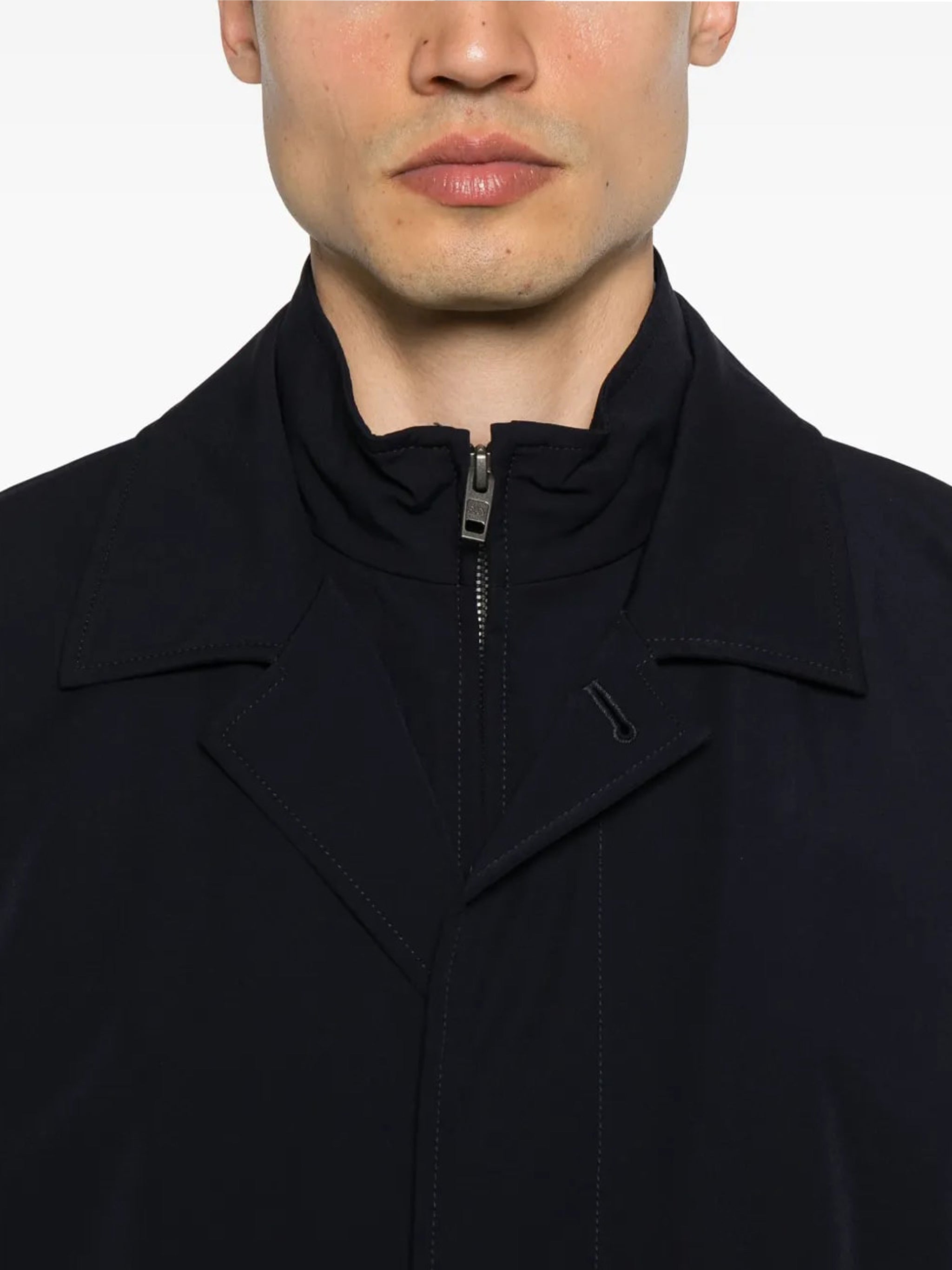 Morning Stretch Minimalist Black Mens Jacket