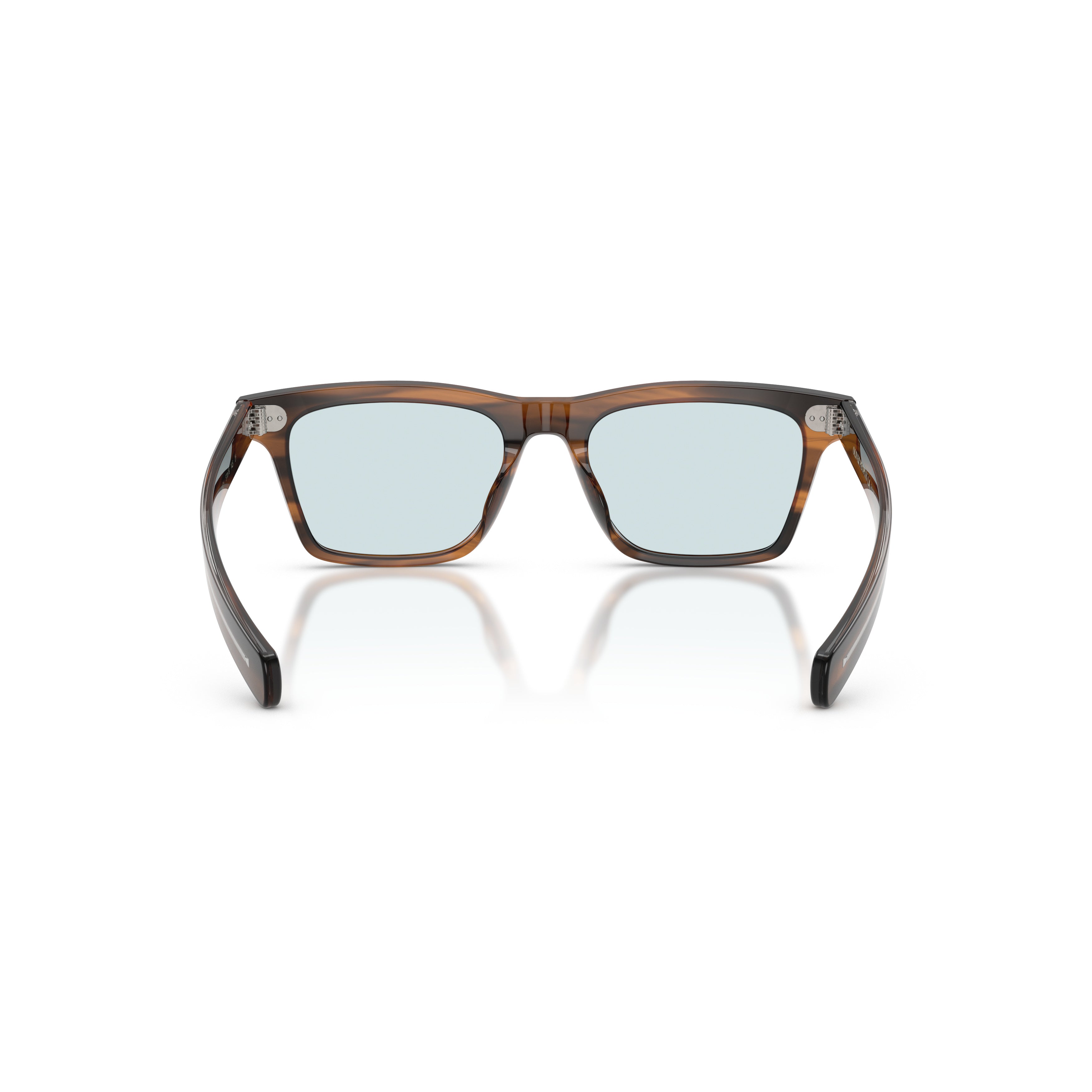 0ov5590su Tortoiseshell-Pattern Acetate Sunglasses with Subtle Blue Lenses