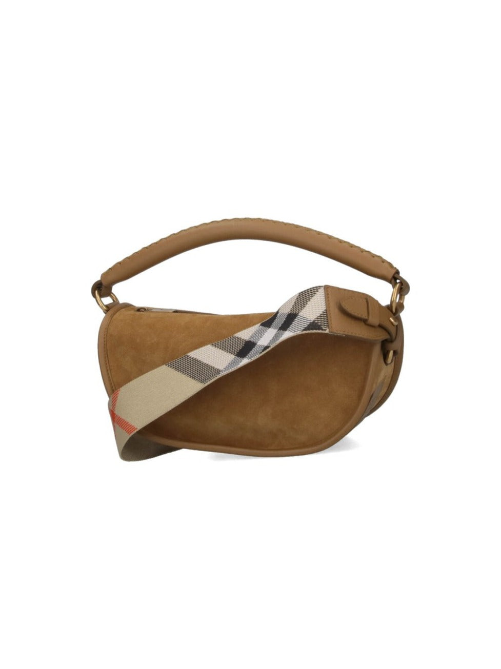 "B Clip" Shoulder Bag Brown