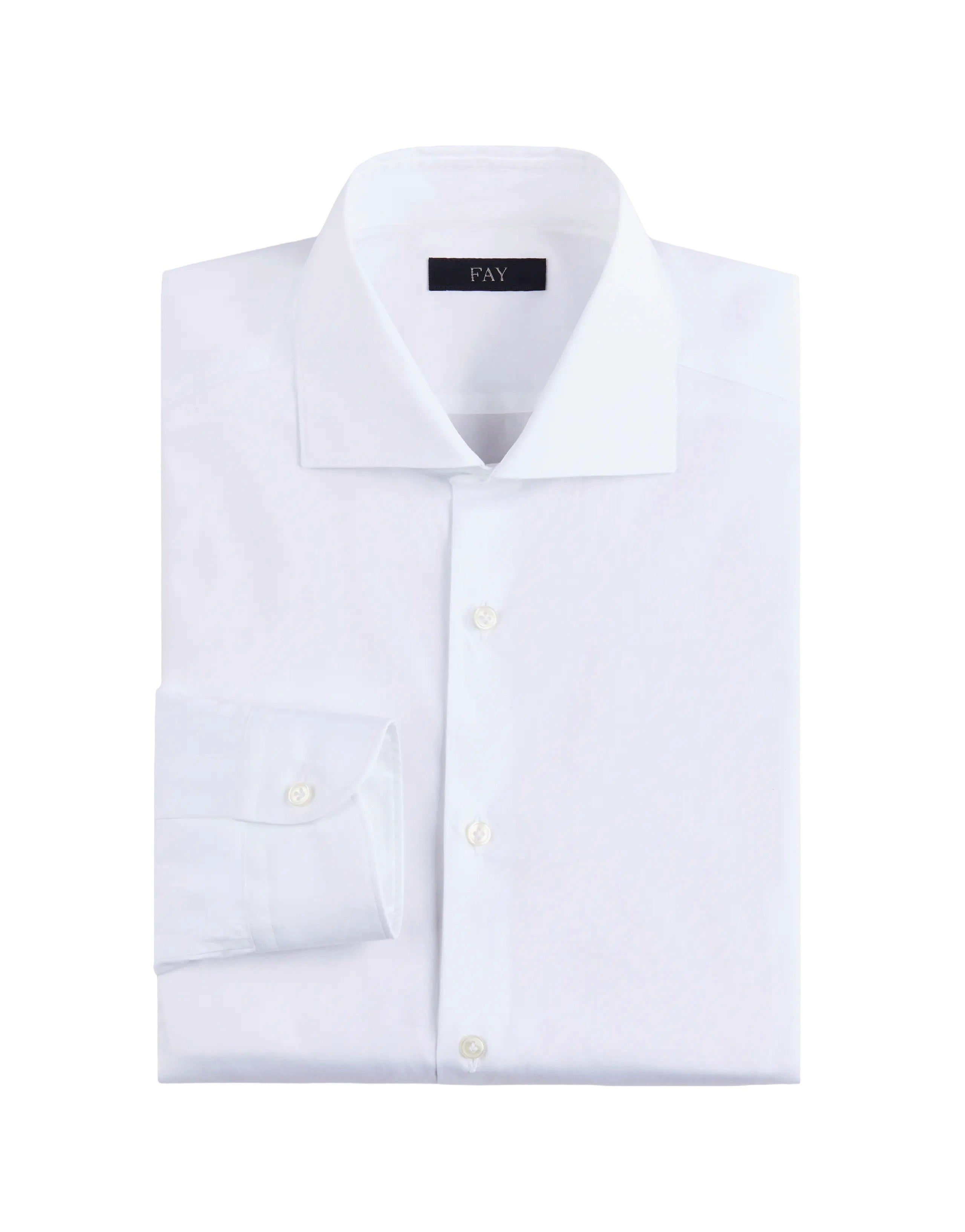 French Collar Stretch Shirt with Modern Fit