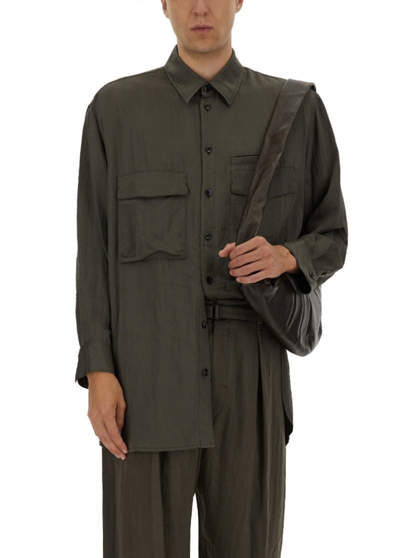 Relaxed Fit Utility Overshirt