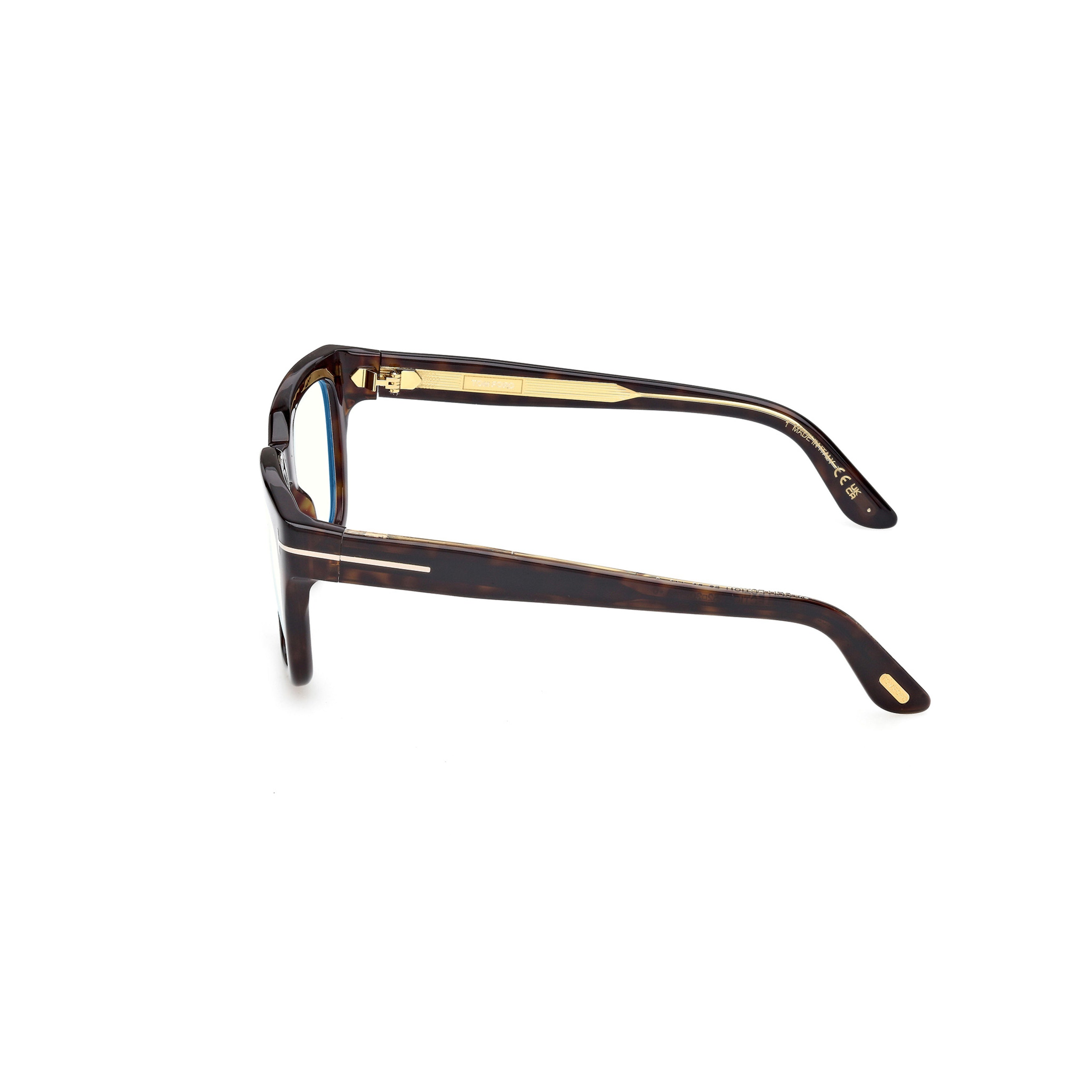 Ft6027-B Bold Tortoiseshell Square Frame Sunglasses