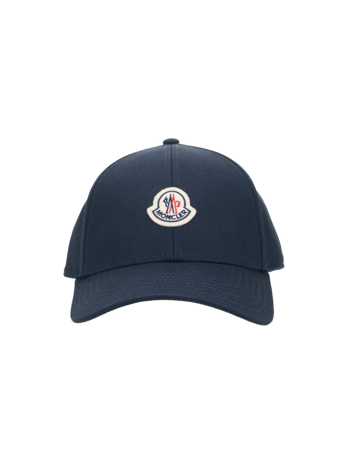 Black Curved Visor Cotton Baseball Cap