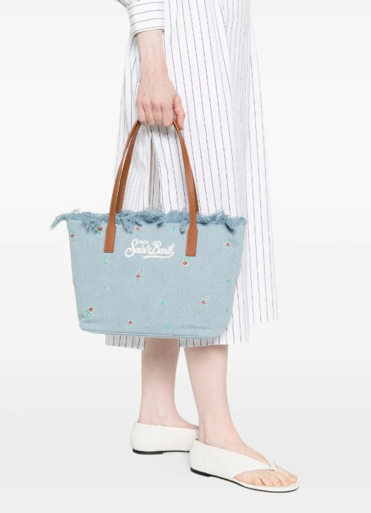 City Bag Mid Fringe Floral Shopper