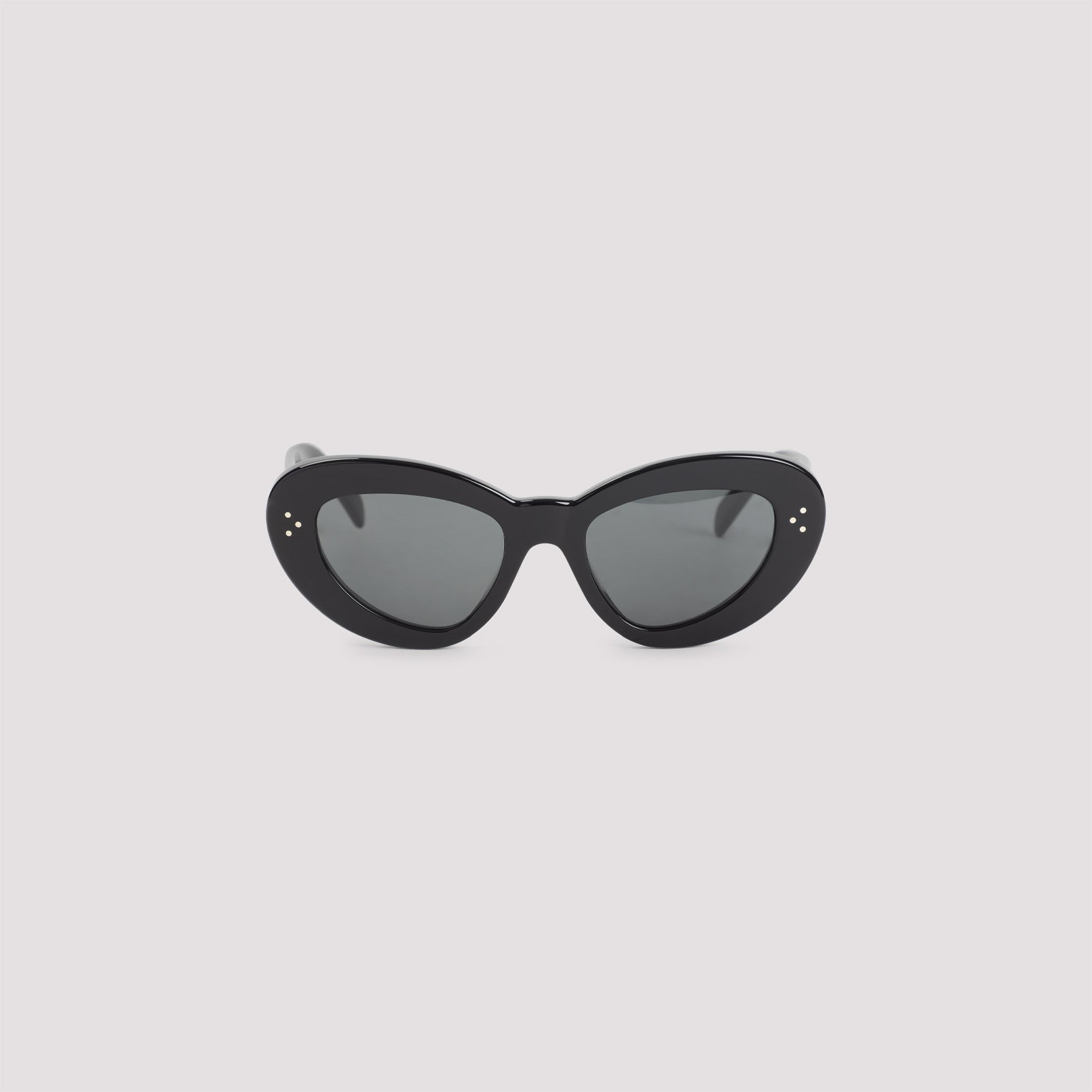 Butterfly-Shaped Sunglasses With Engraved Gold-Toned Logo