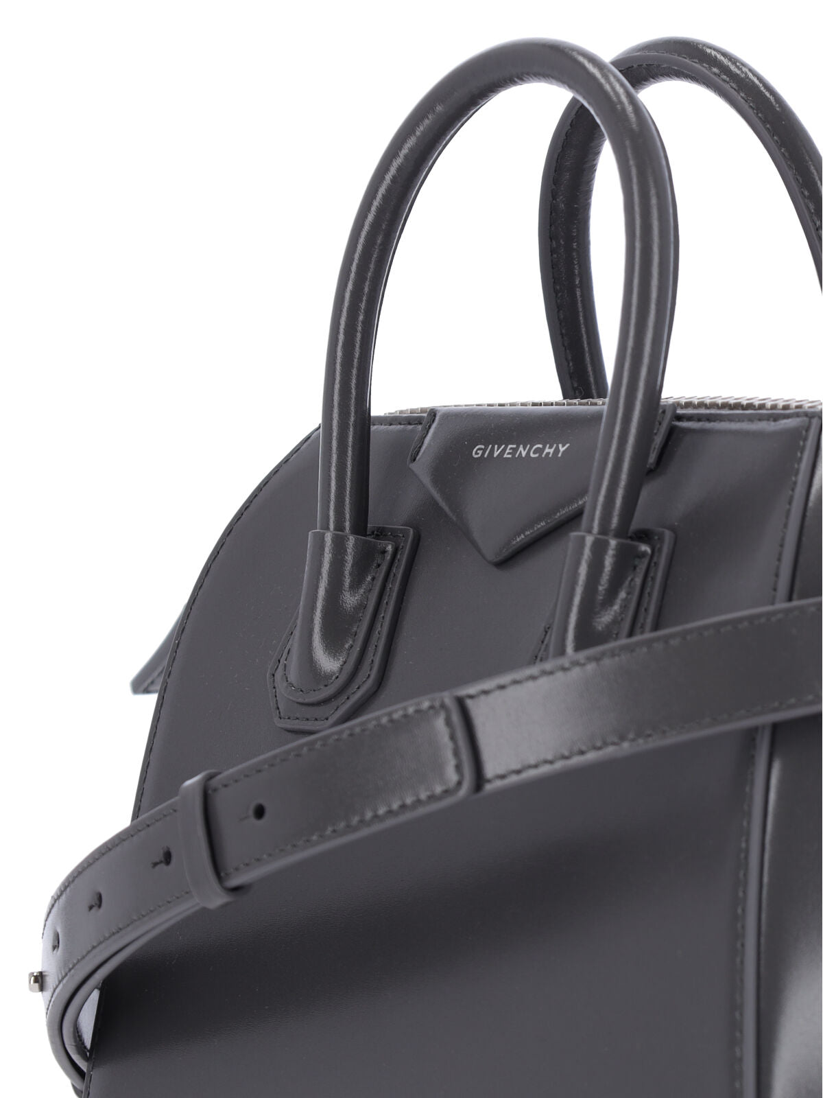 Dark Grey "Antigona" Mini Bag