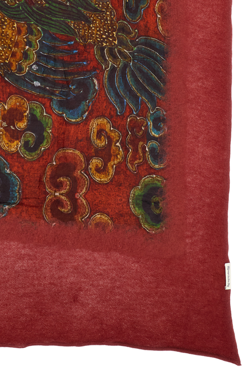 Multicolour Scarf With Eclectic Patterns