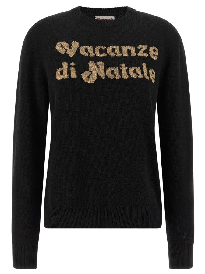 Gold 'Vacanze di Natale' Black Sweater
