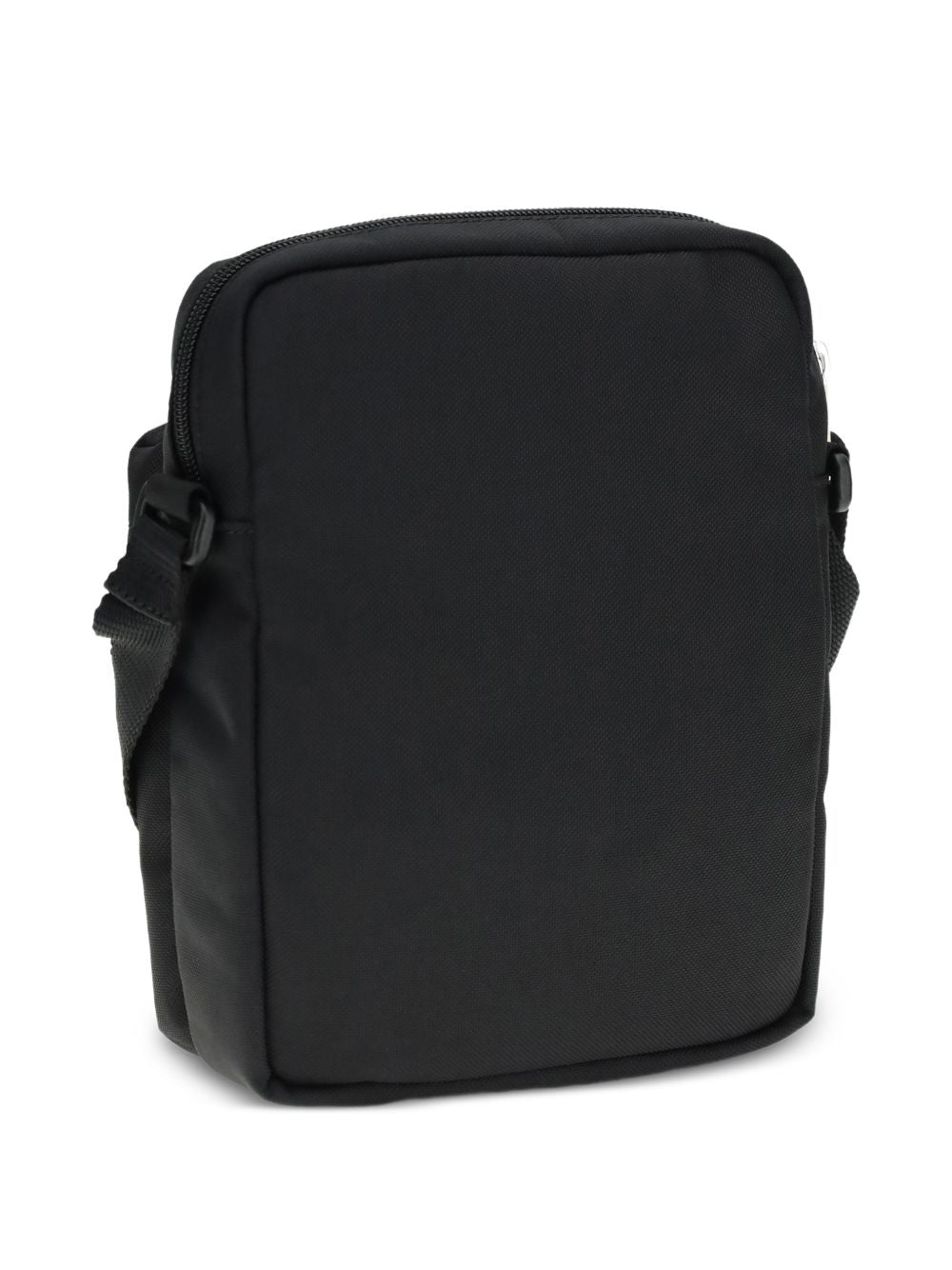 Rectangular Crossbody Bag in Smooth Polyamide Fabric