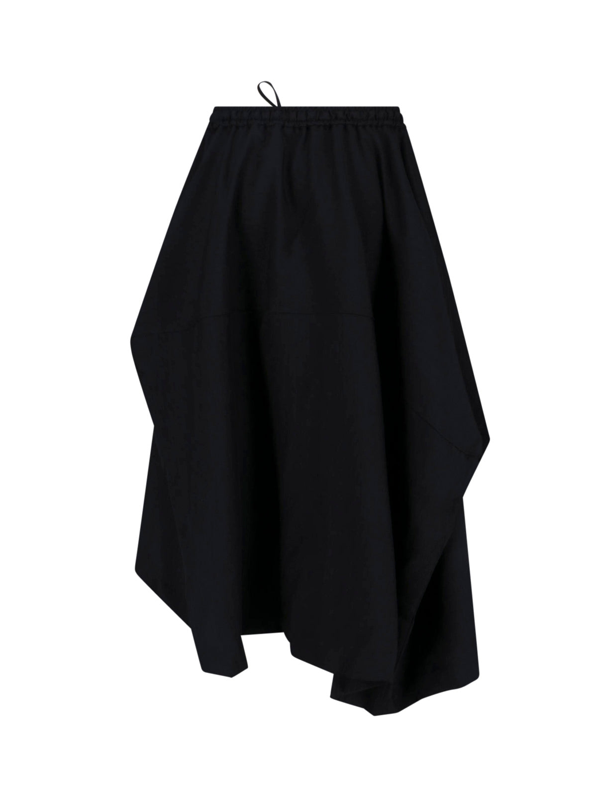 "Sport Uniform" Skirt In Black Recycled Fabric