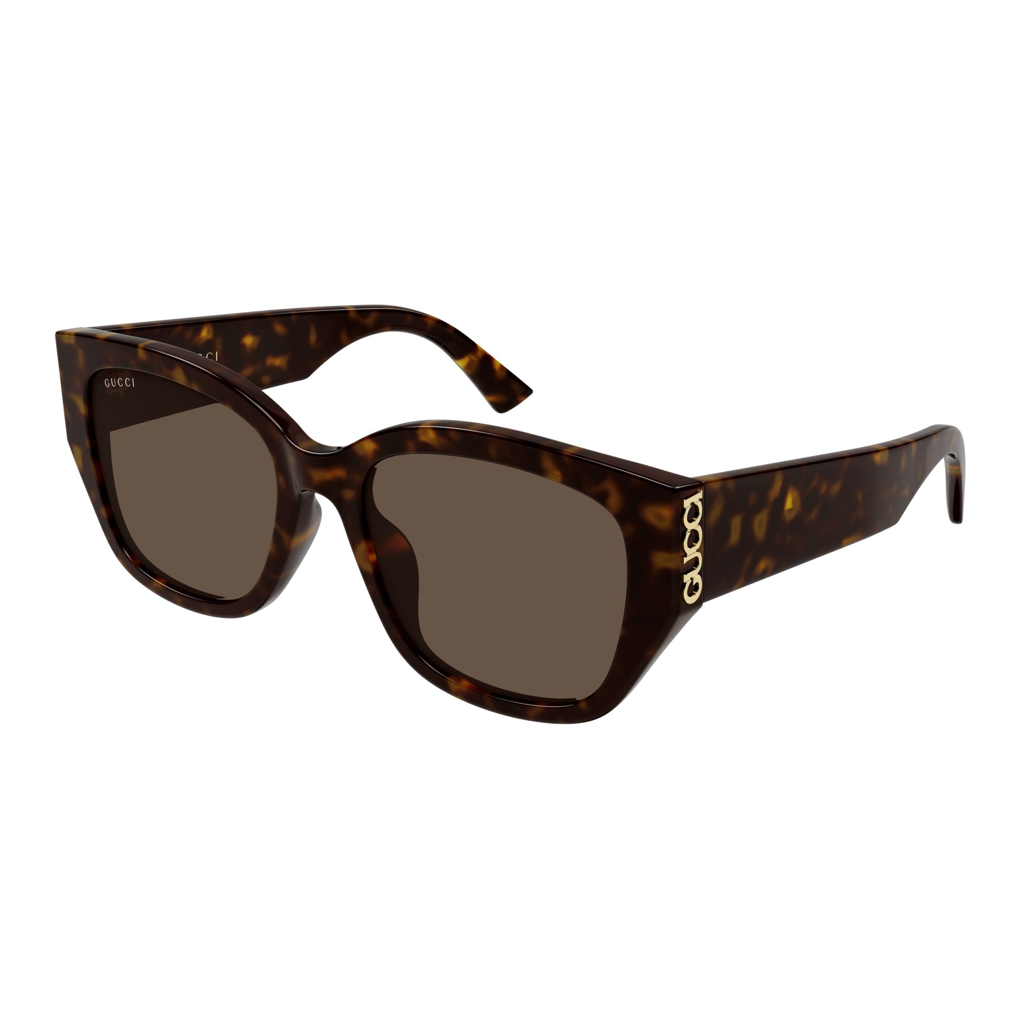 Gg2043sa Oversized Tortoiseshell Square Sunglasses