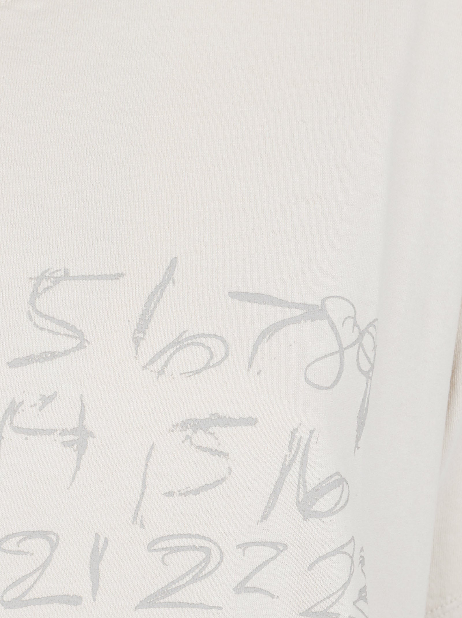 Cotton T-Shirt with Hand-Drawn Graphic
