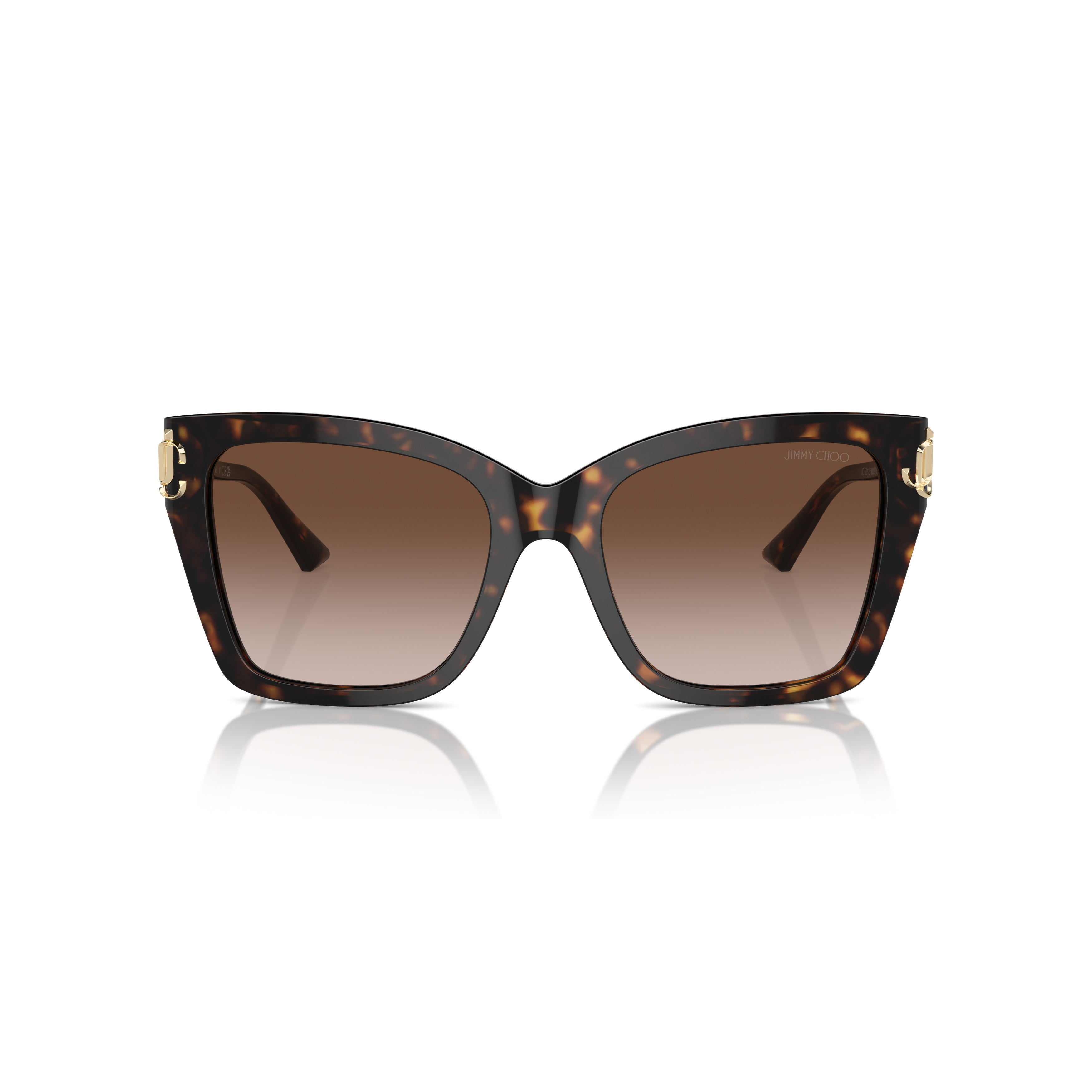 0jc5012 Bold Oversized Square Frame Tortoiseshell Sunglasses