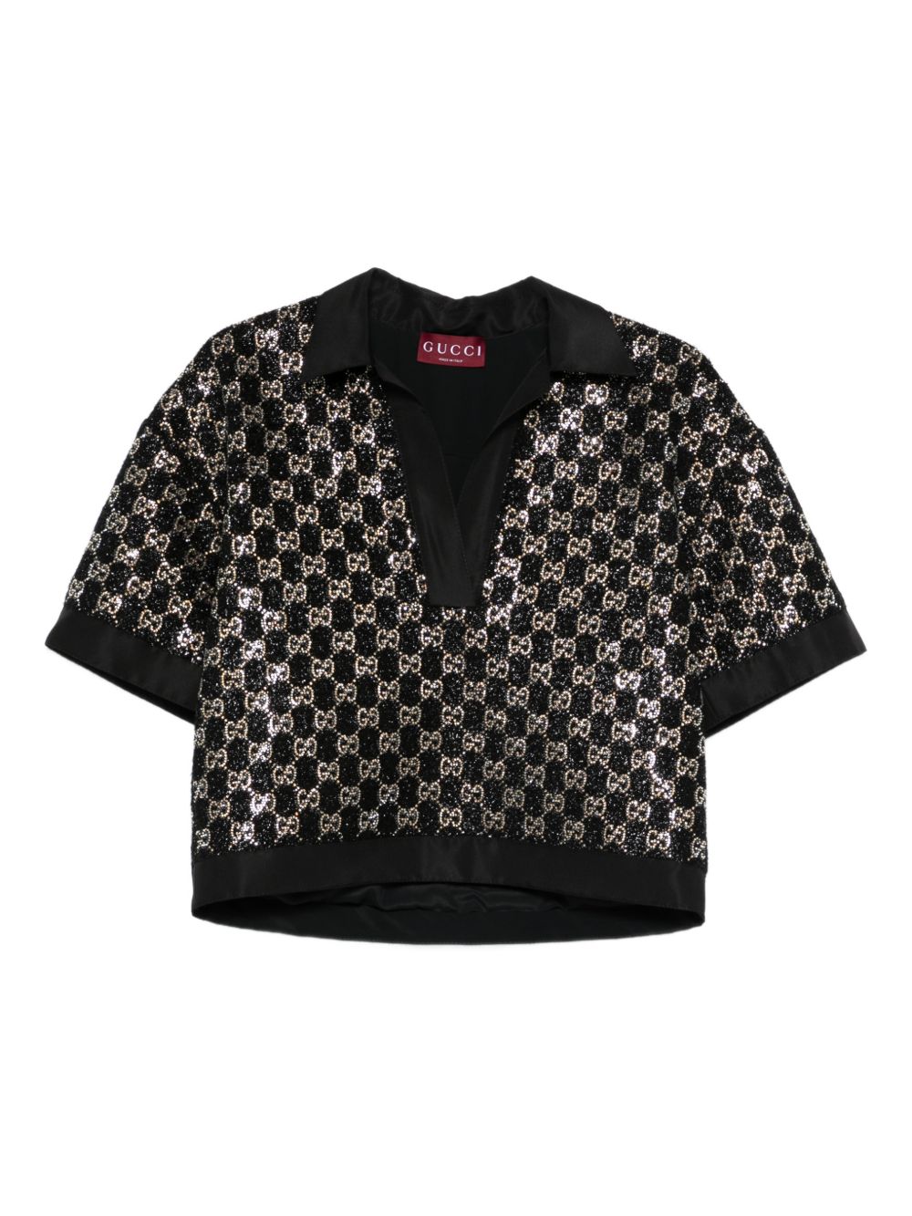 Cropped Top With Boxy Silhouette