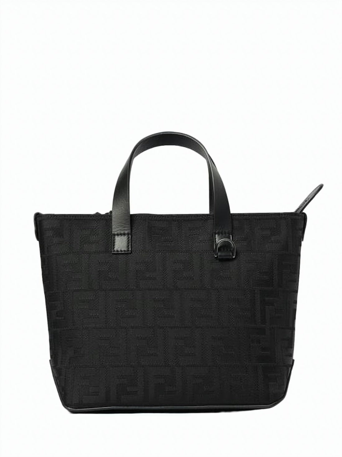 Structured Fabric Shoulder Bag