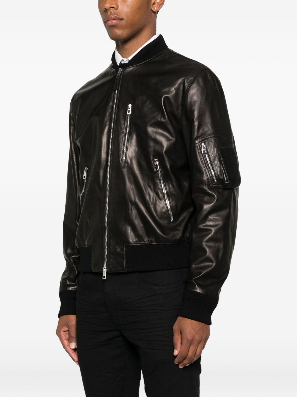 Calfskin Leather Jacket