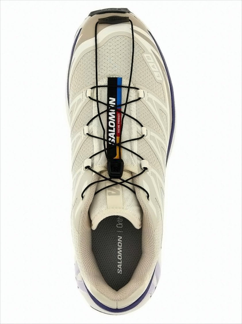 Streamlined Textile Sneakers With Quick-Lace System