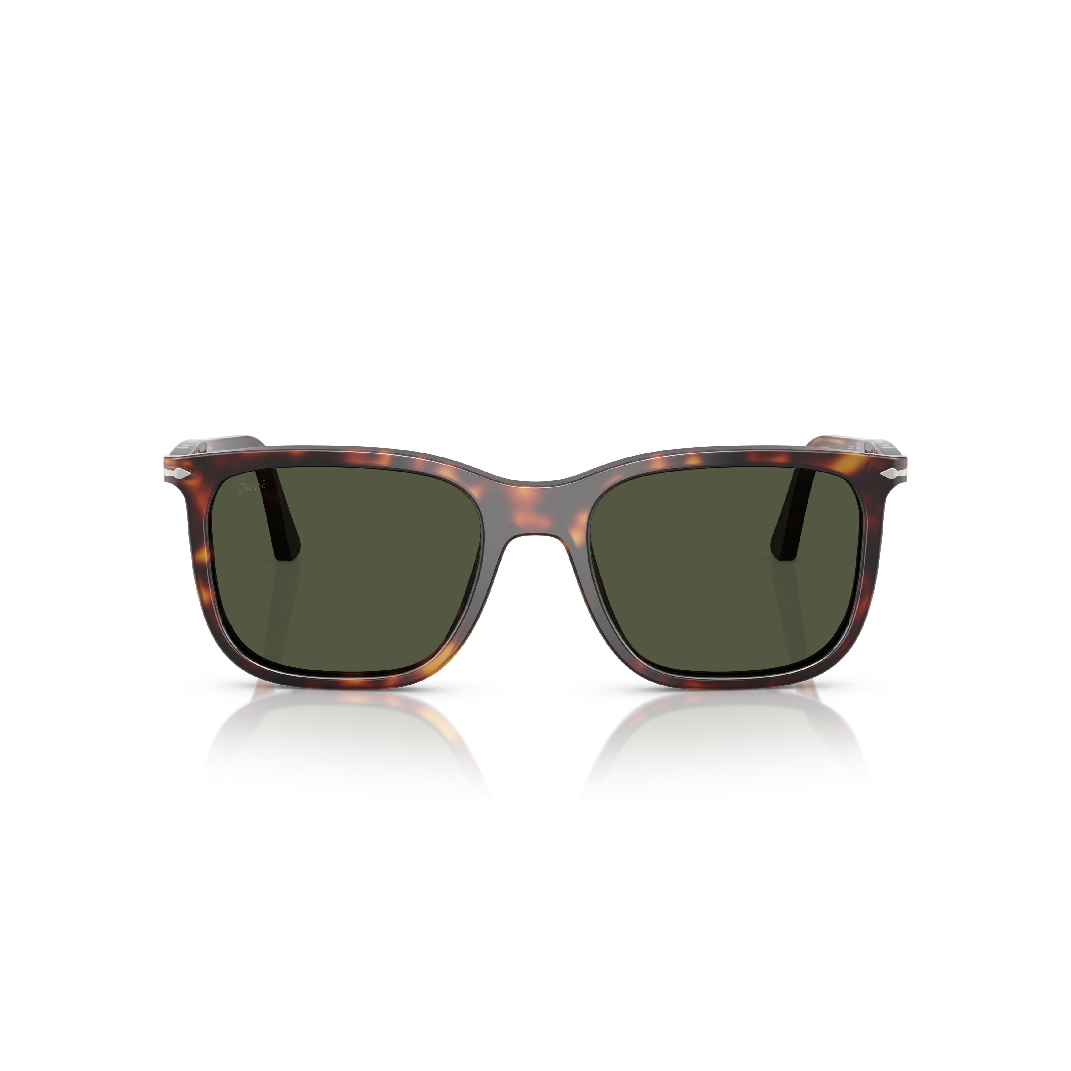 0po3357s Square Frame Tortoiseshell Acetate Sunglasses