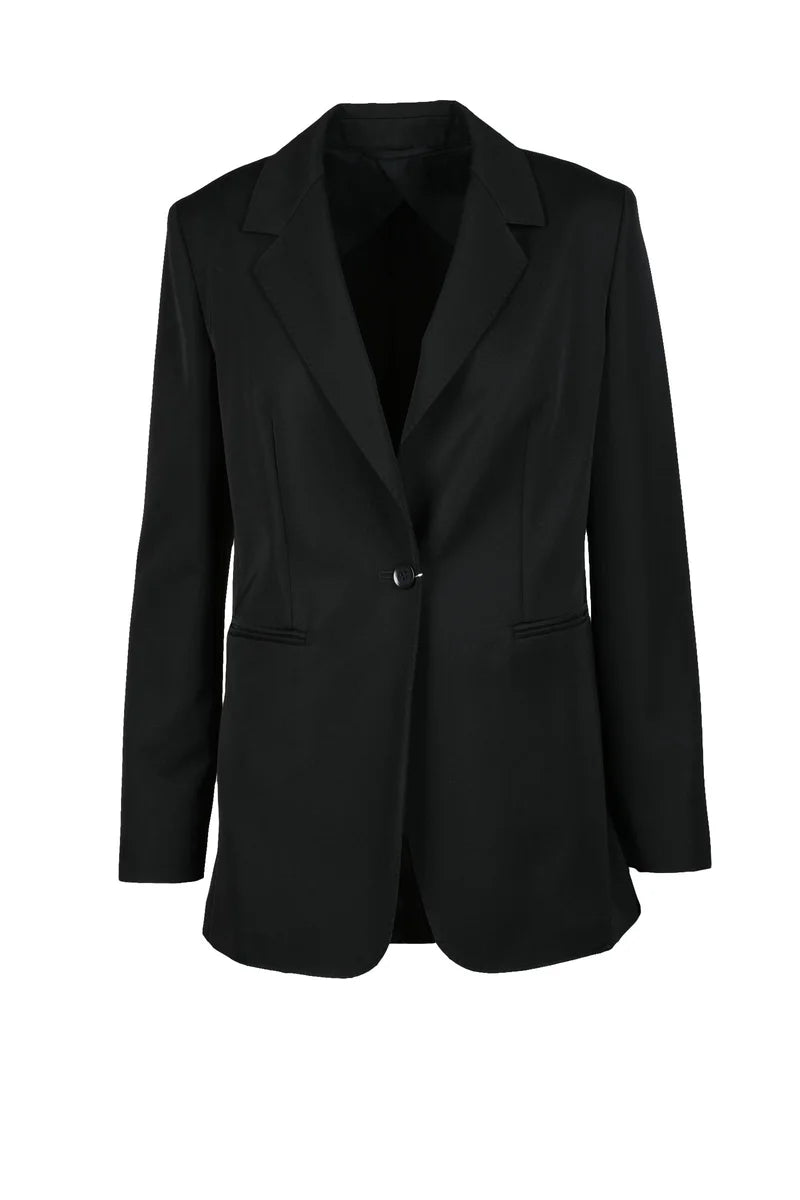 Women's Wool Mohair Jacket - Black
