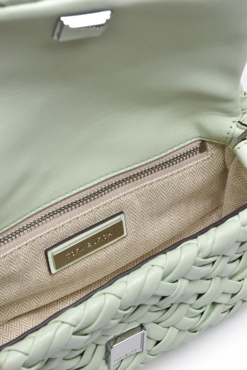 Britten Woven Convertible Shoulder Bag Green
