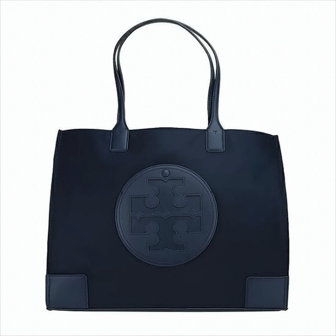Structured Tote Bag with Embossed Logo Detail