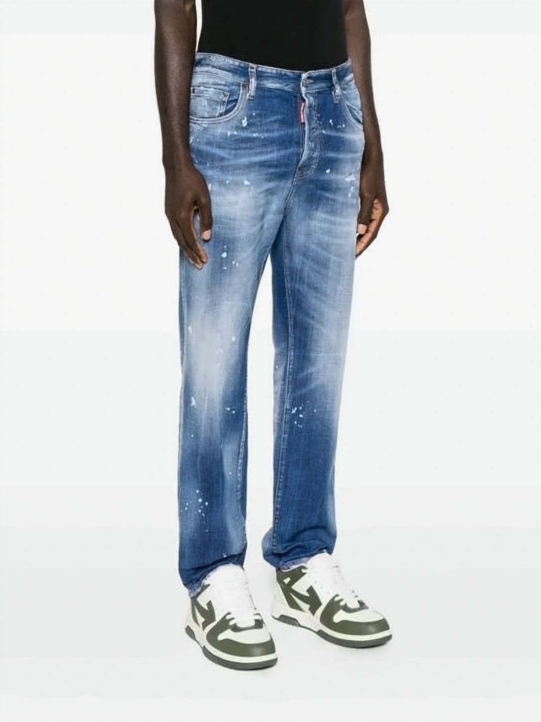 Medium Blue Wash Denim Pants