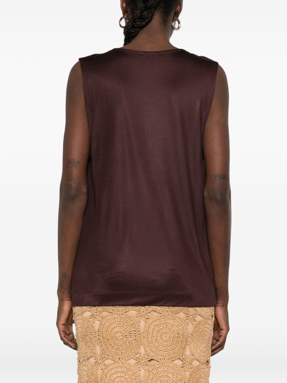 Rich Purple Sleeveless Top