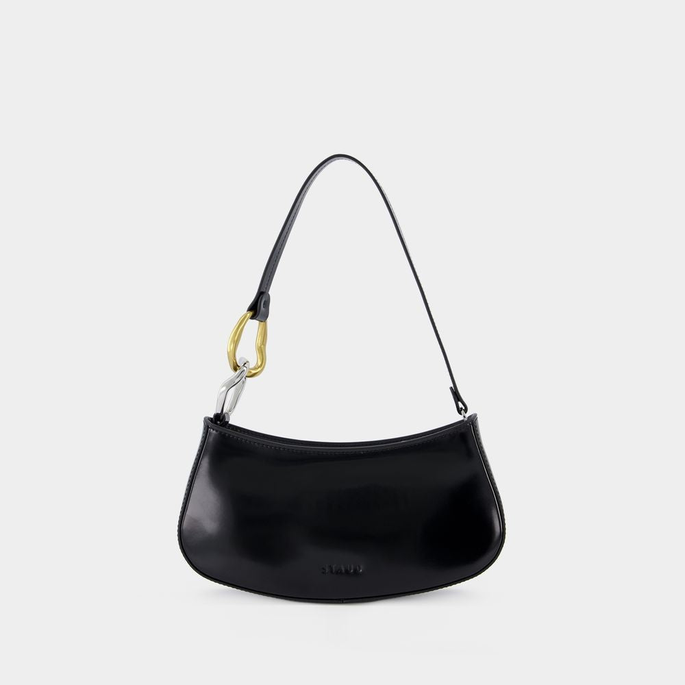 Ollie Hobo Bag - Black - Leather