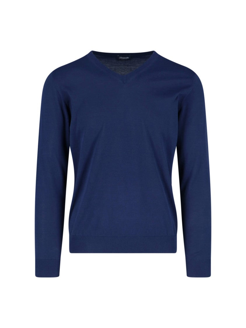 V-Neck Sweater – Navy