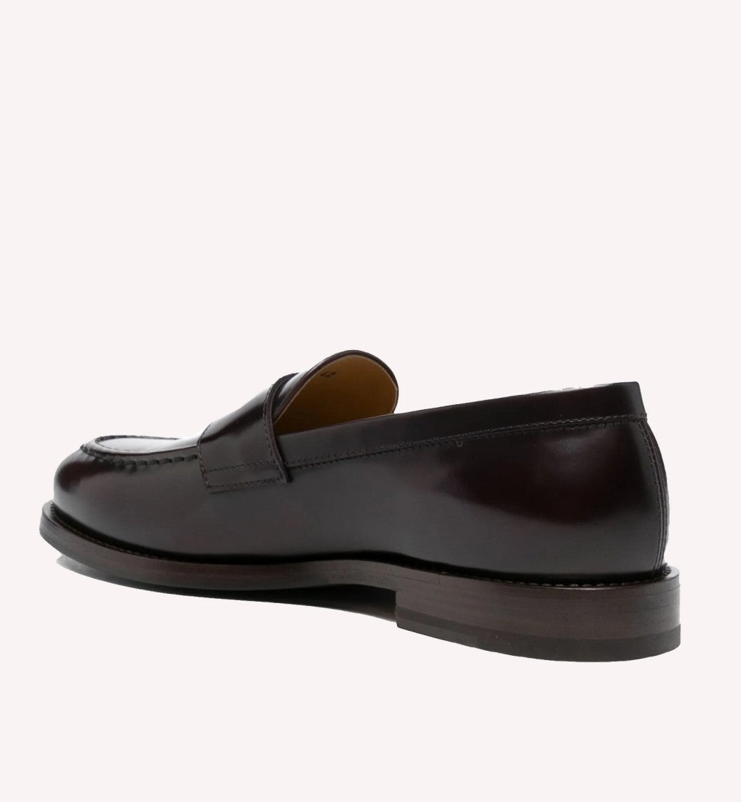 Classic Black Calf Leather Loafers