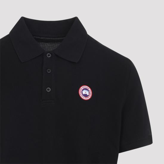 Short-Sleeve Polo Shirt with Traditional Collar