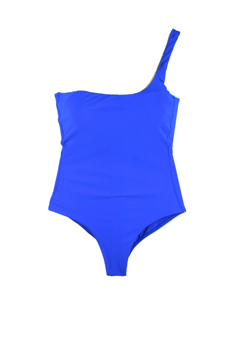 Asymmetrical One-Shoulder Sucrette Swimsuit