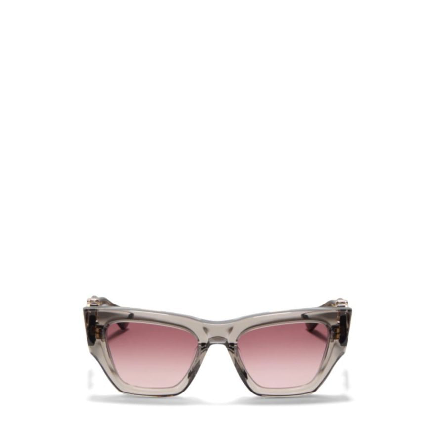 V - Sette Translucent Angular Frame Sunglasses