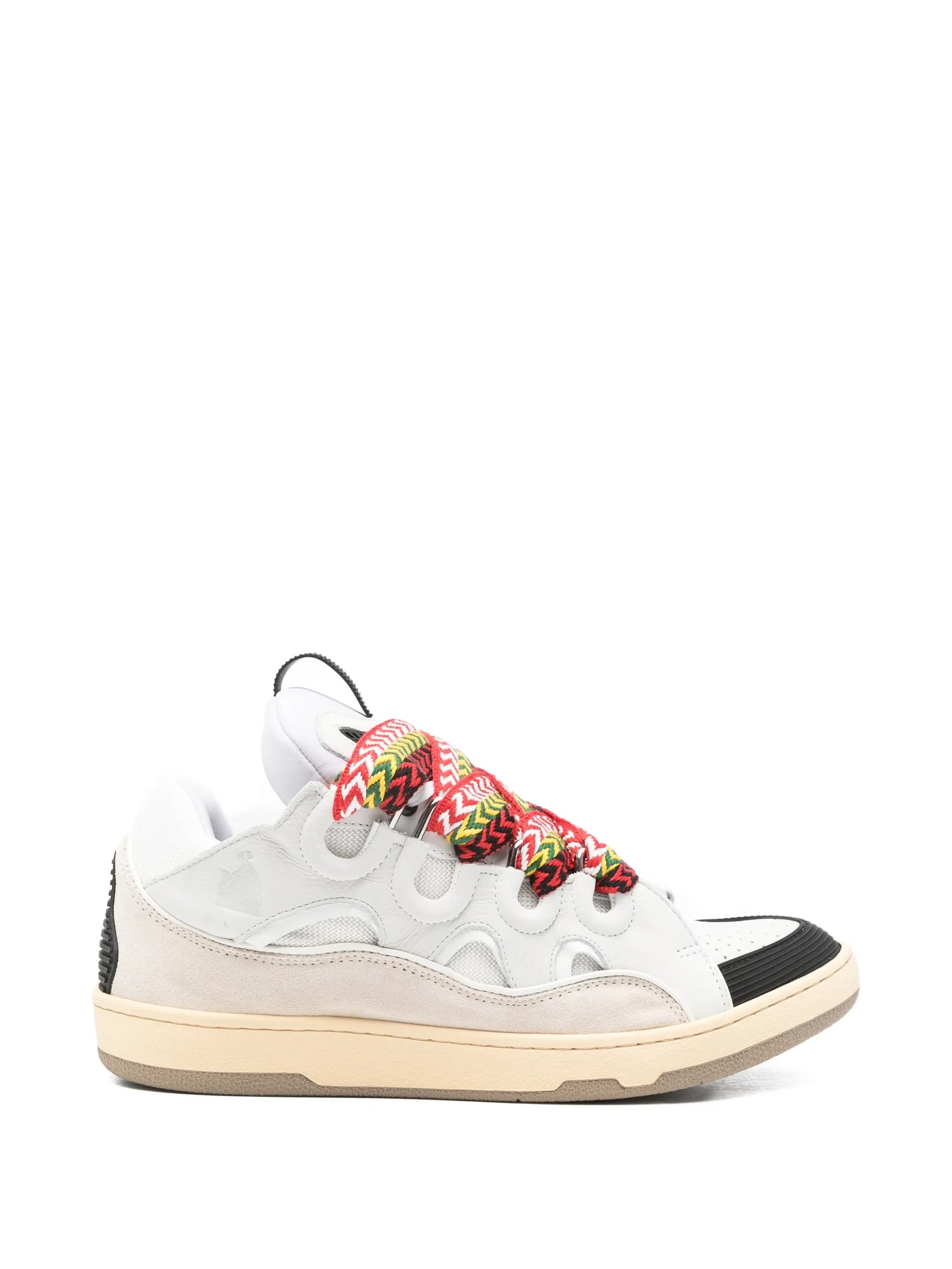 Black Curb Sneakers Multicolored Zigzag Sneakers