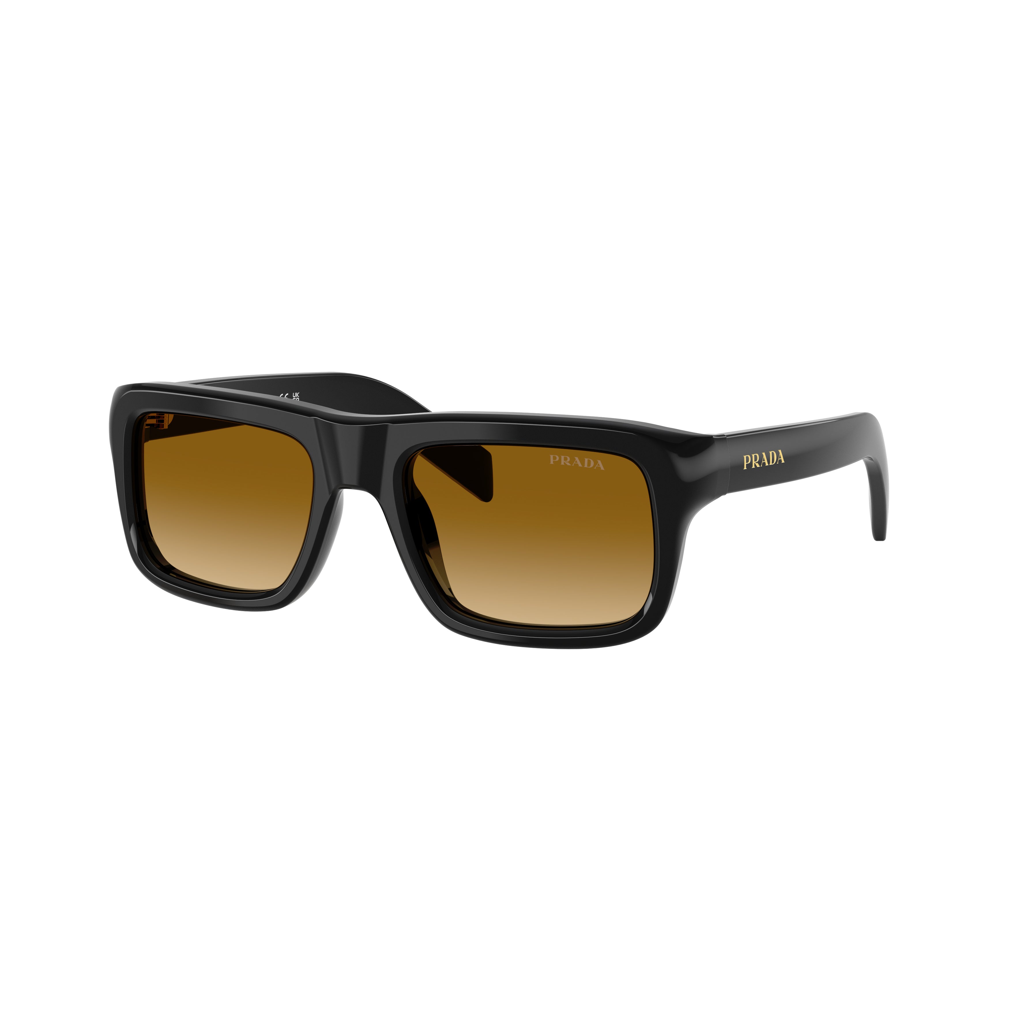 0pr D11s Glossy Black Acetate Sunglasses