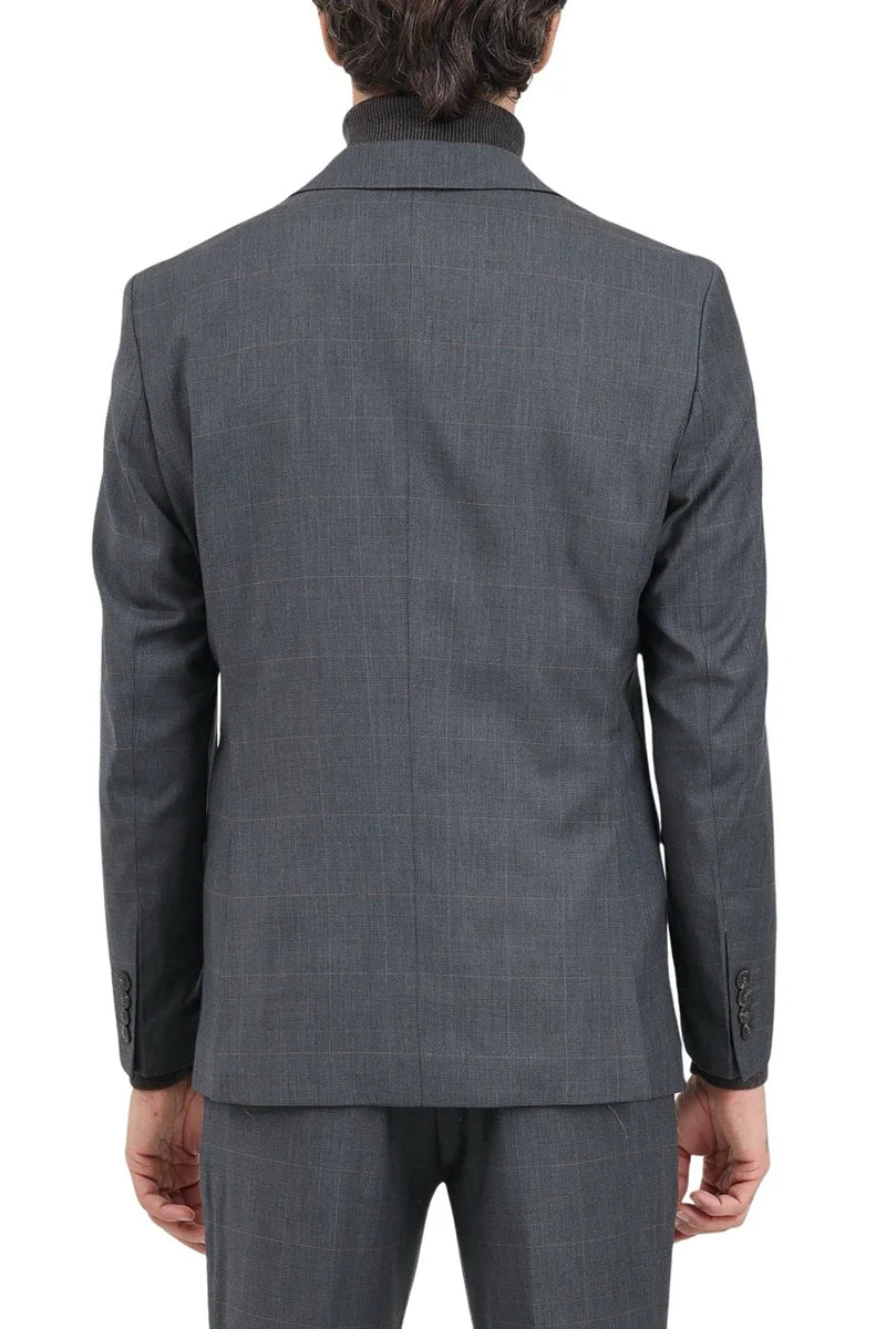 Wool Blend Jacket - Grey