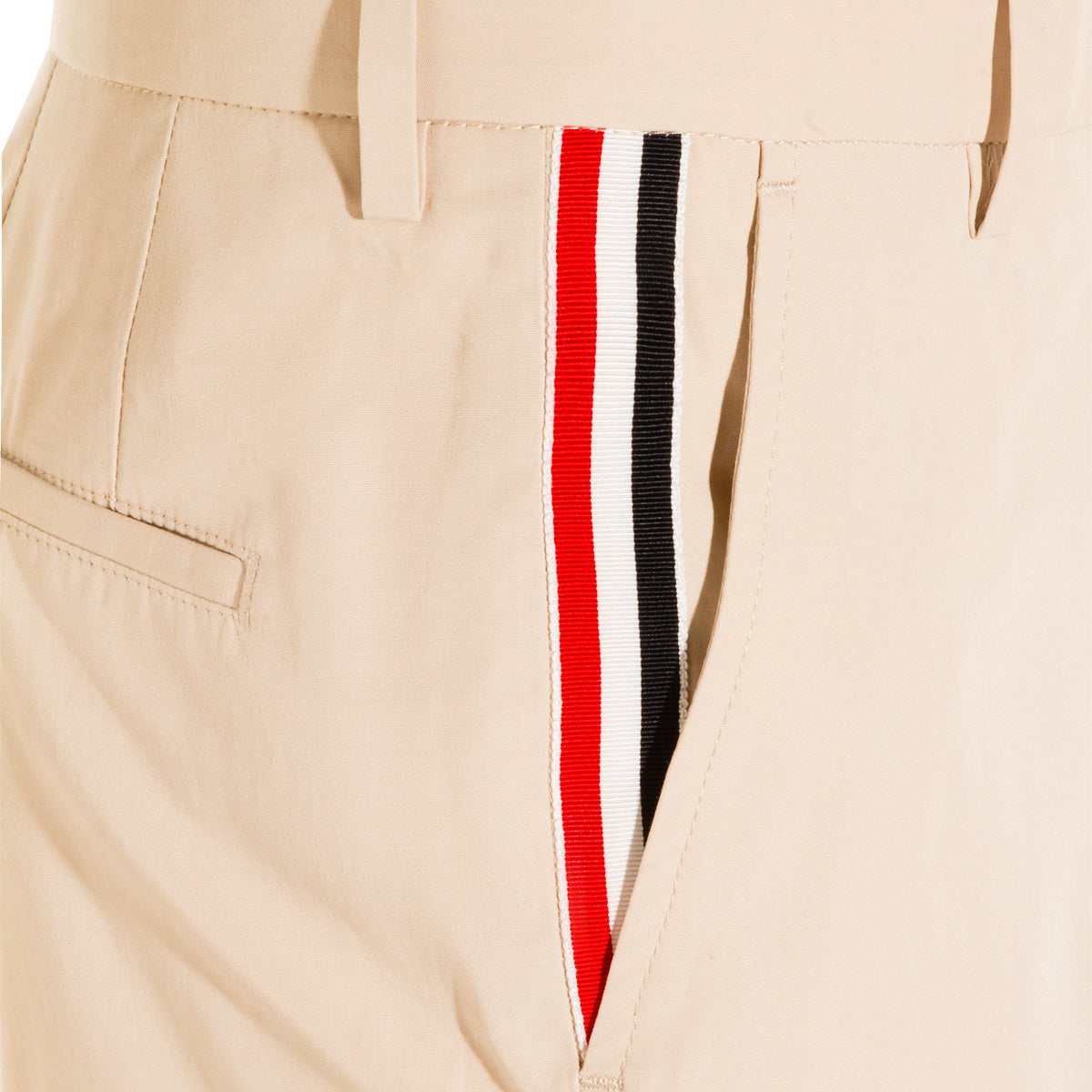 Beige Cotton Pants