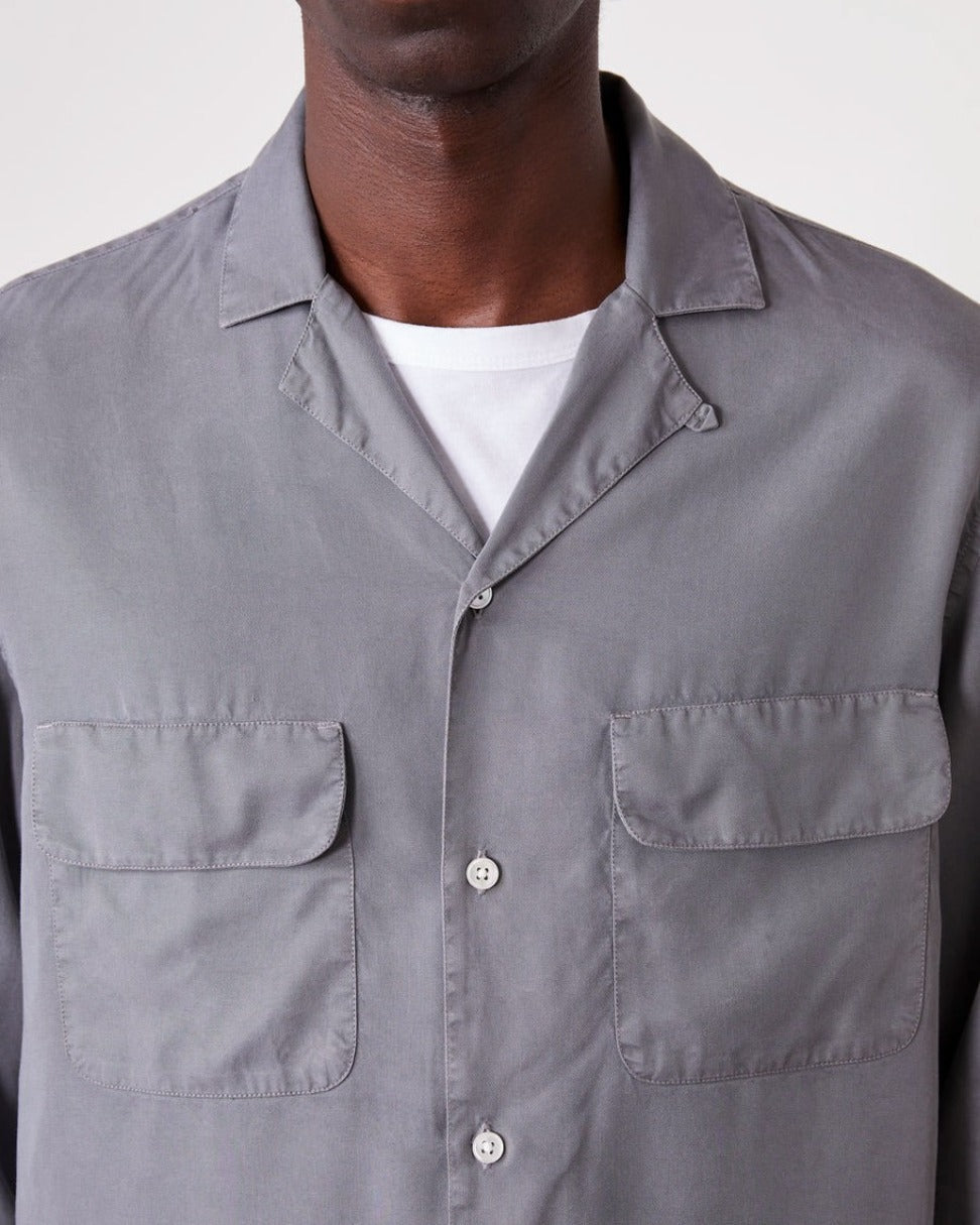 Relaxed-Fit Camp Shirt With Chest Pockets
