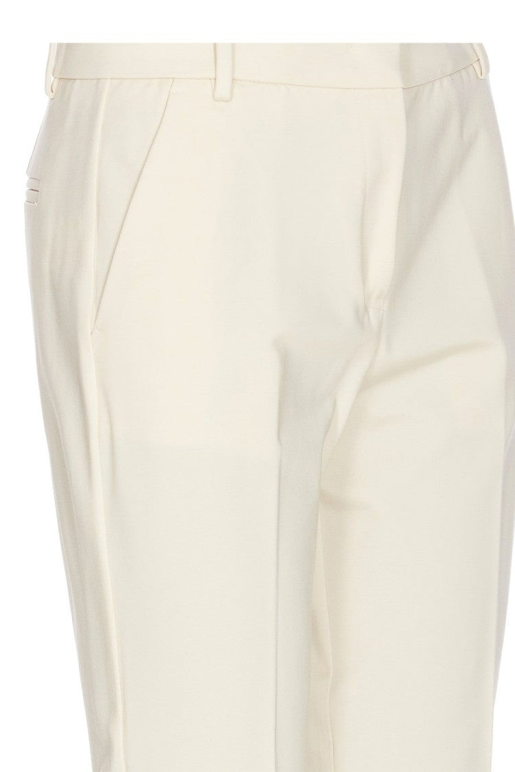 Tailored Trousers with Pleats and Refined Fit
