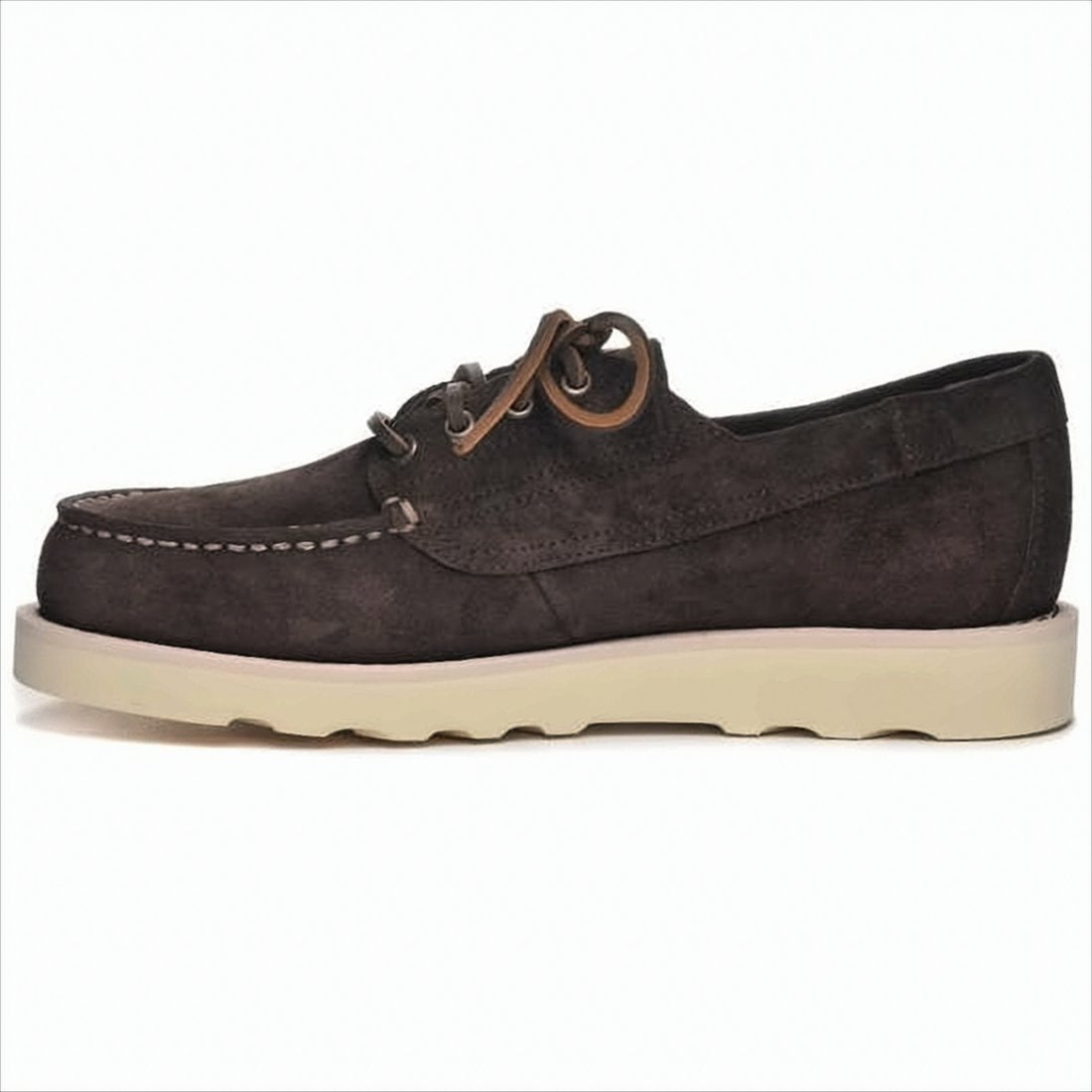 Dark Brown Suede Loafers with Moccasin Toe
