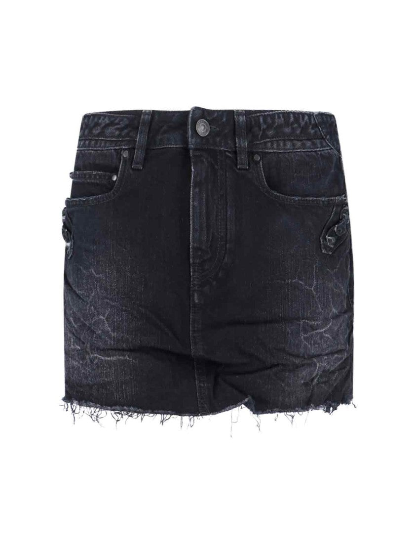 Sleek Tailored Black Skirt With Minimalist Design