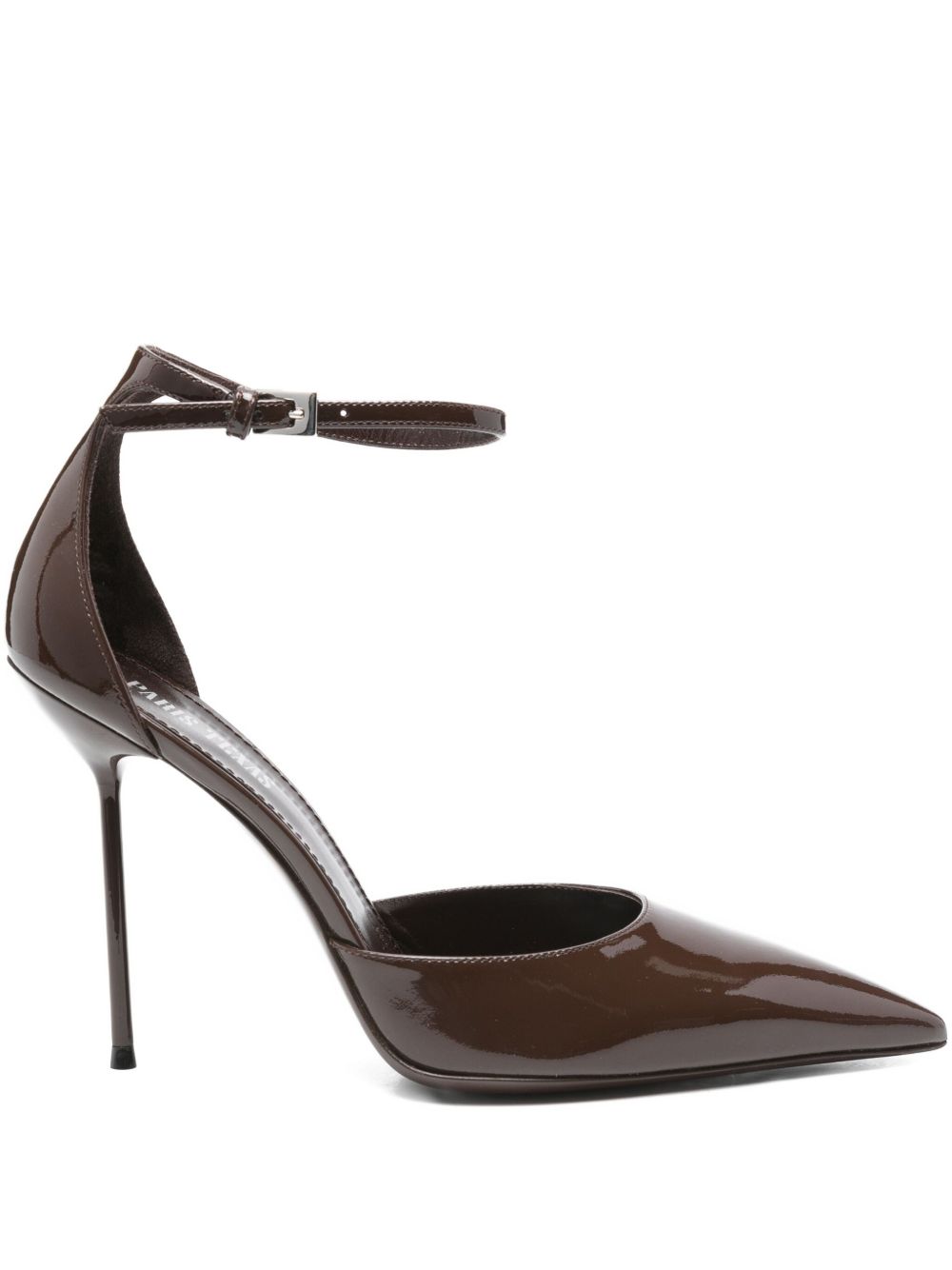 Pointed-Toe Stiletto Heels With Slim Ankle Strap