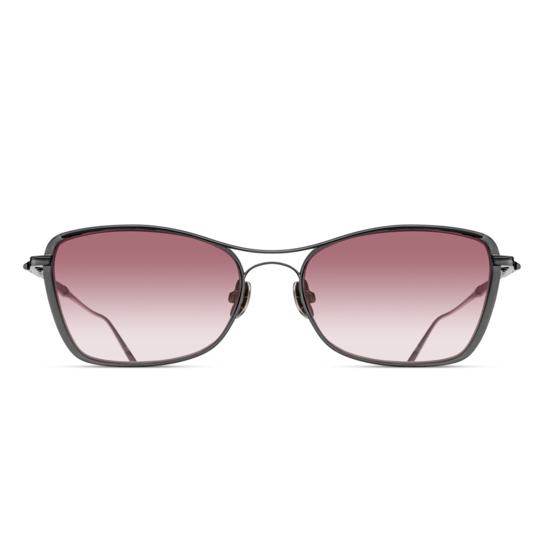 M3147.Sg Rectangular Gradient Tint Sunglasses with Minimalist Metal Frame